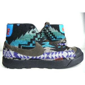 Nike Air Blazer ACG Mid LE Pendleton Black Blue 331809-001 Size 8.5 US NEW 2008